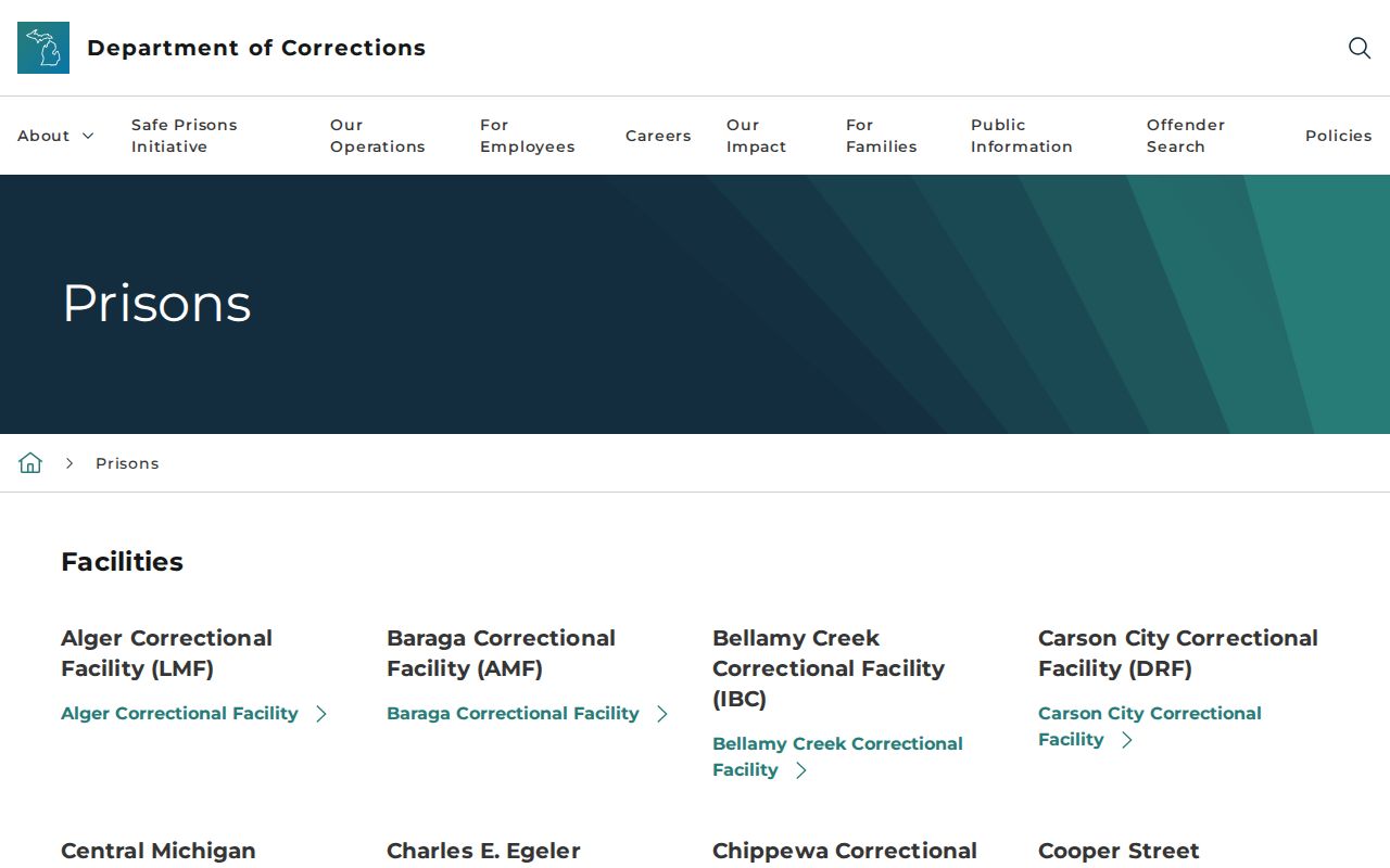 Hillsdale County Jail release and separate Michigan prison directory